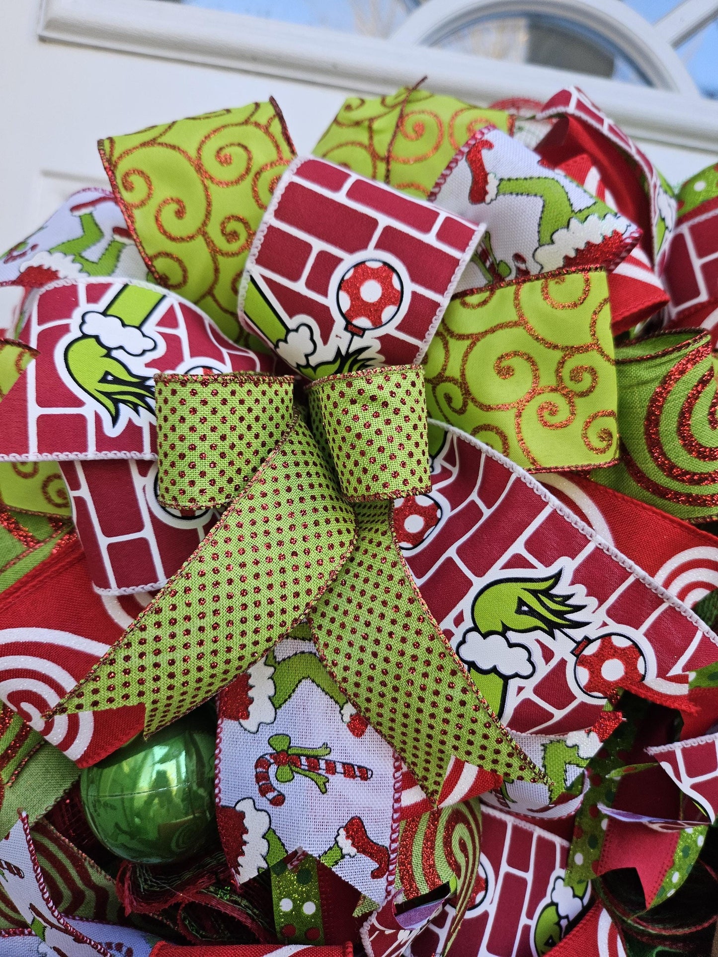 You're A Mean One, Christmas Grinch Wreath, Green Monster Wreath, Christmas Wreath