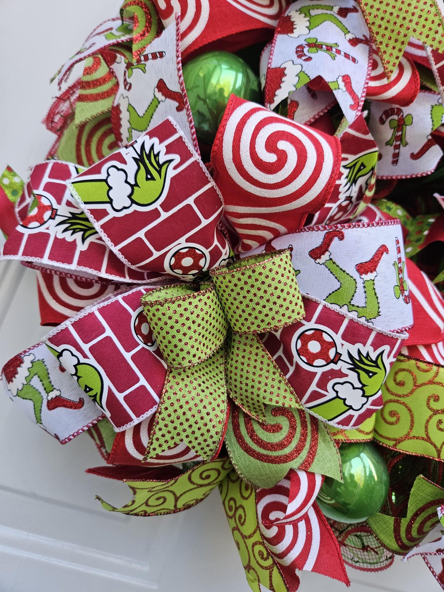 You're A Mean One, Christmas Grinch Wreath, Green Monster Wreath, Christmas Wreath