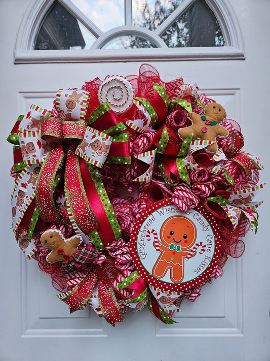 Gingerbread Holiday Wreath