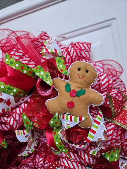 Gingerbread Holiday Wreath