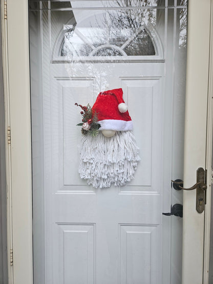 Santa Gnome Wreath