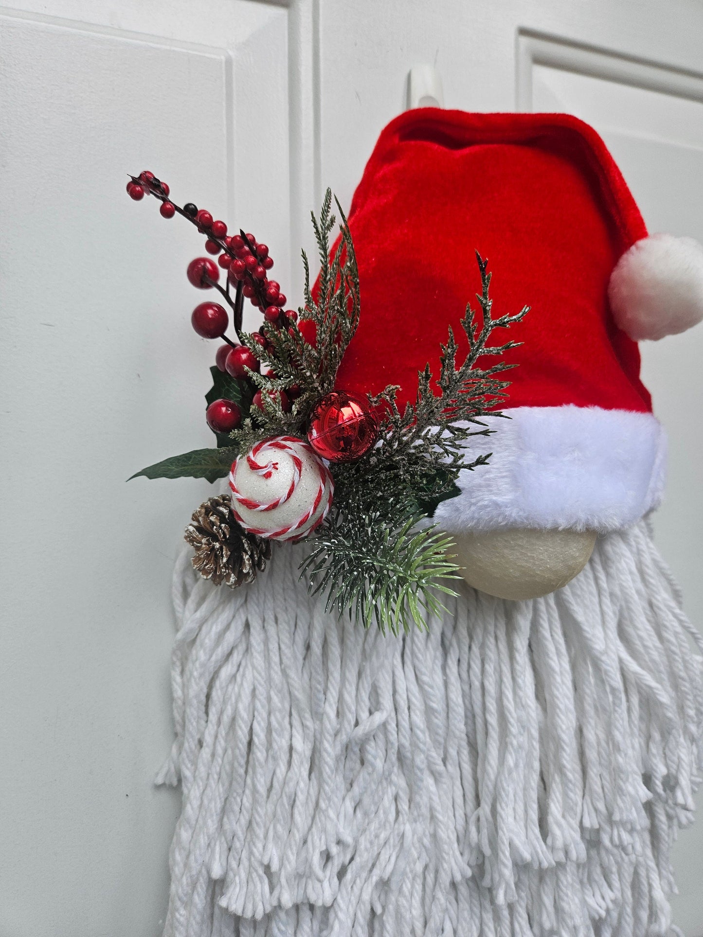 Santa Gnome Wreath