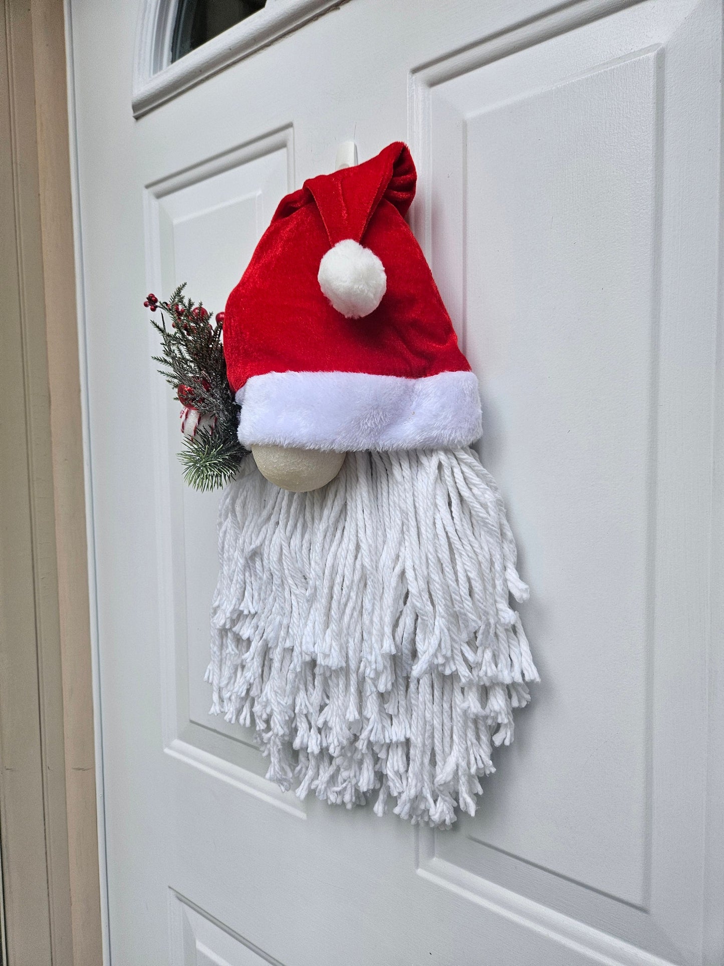 Santa Gnome Wreath