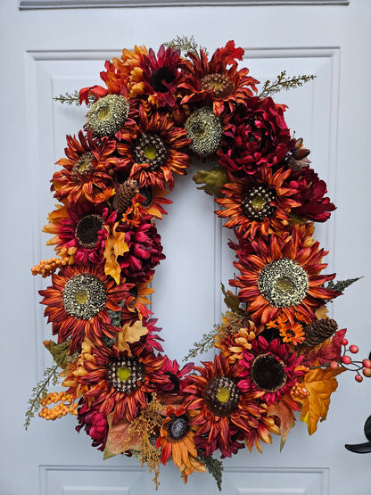 X-Large Oval Fall Wreath