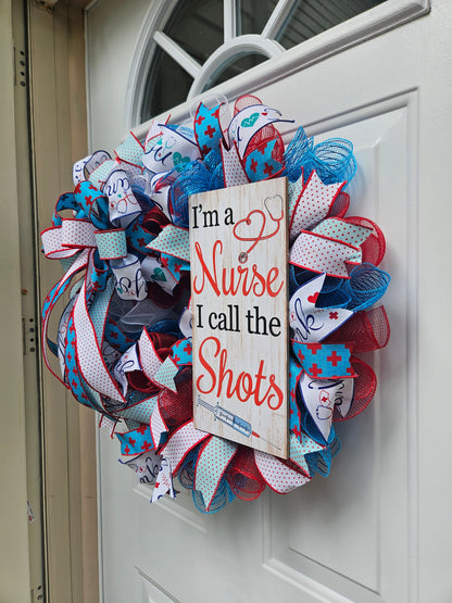 Nurse Wreath, Gift for Nurse