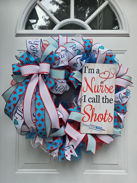 Nurse Wreath, Gift for Nurse