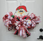 Cute Santa Door Hanger Wreath