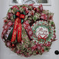 Large Merry Christmas Wreath
