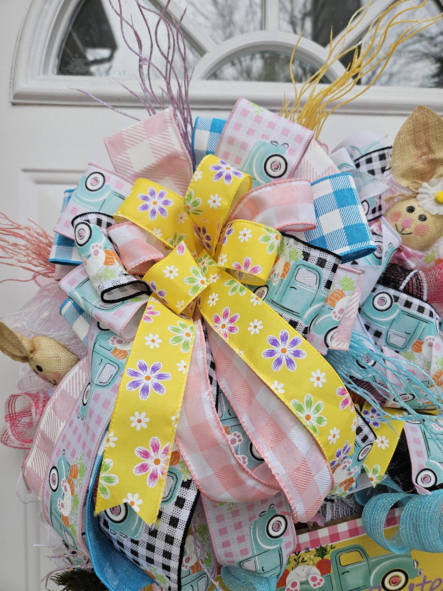 Easter Wreath, Spring Wreath, Easter Bunny Wreath, Easter Decoration