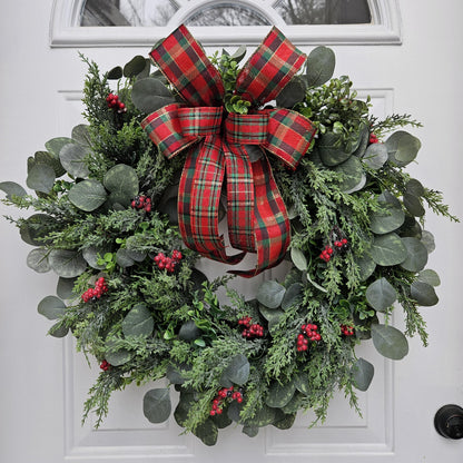 Classic Greenery Holiday Wreath