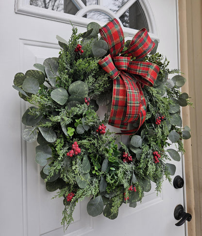 Classic Greenery Holiday Wreath
