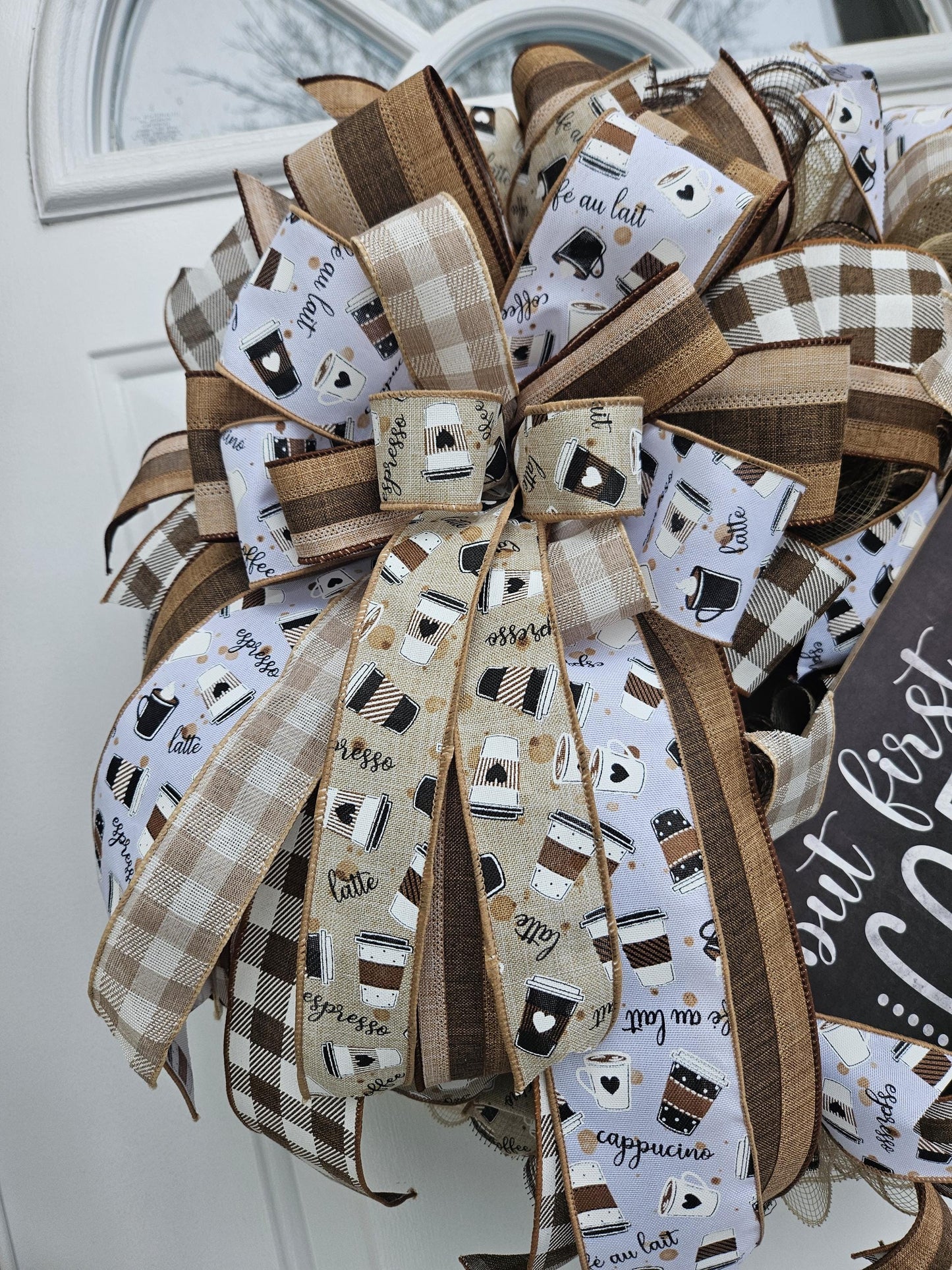 But First Coffee, Coffee Lover, Coffee Wreath, Coffee Shop Wreath, Coffee Nook Wreath, Coffee Decor