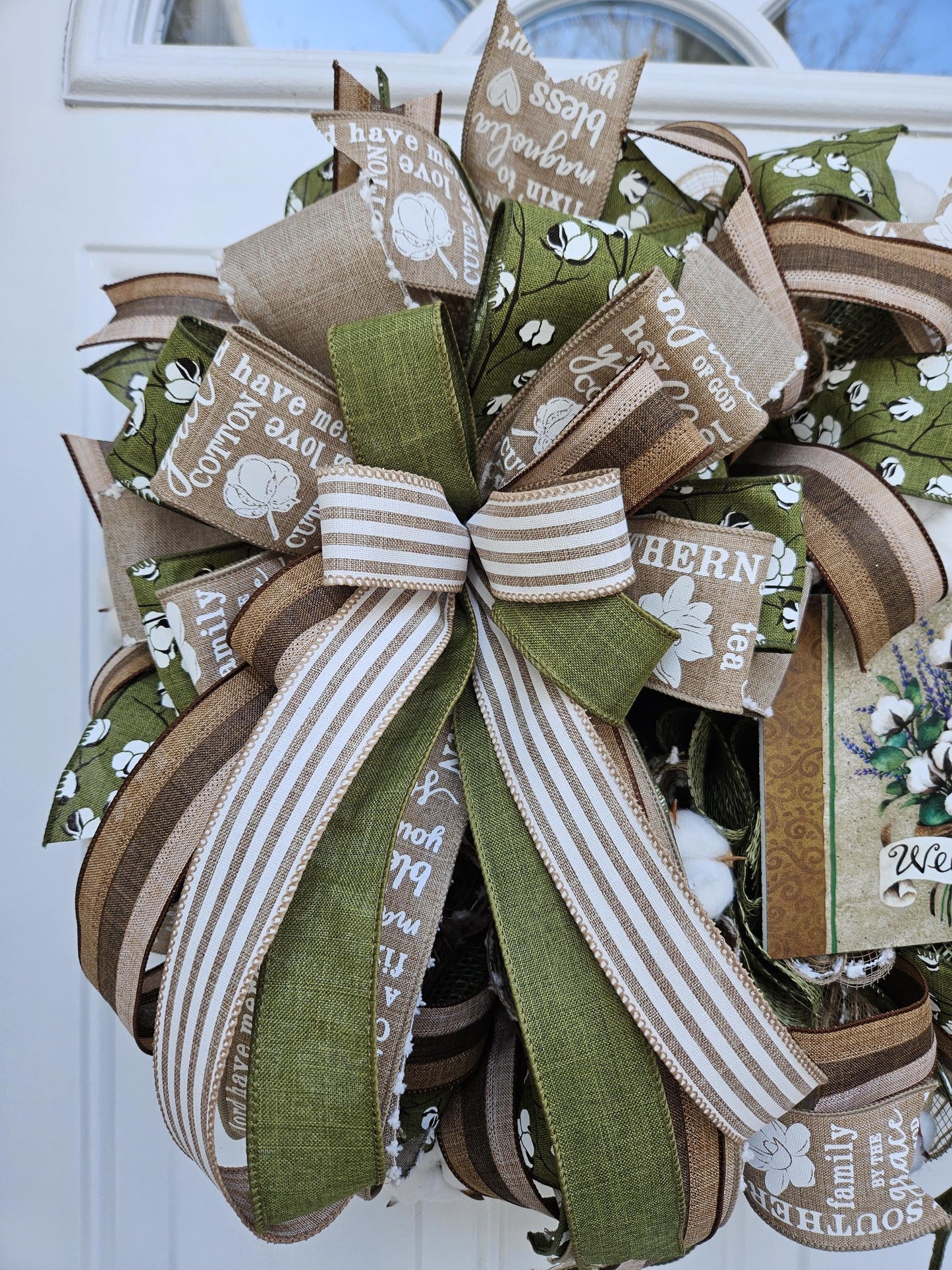 Farmhouse Wreath, Country Wreath, Southern Wreath, Welcome Wreath