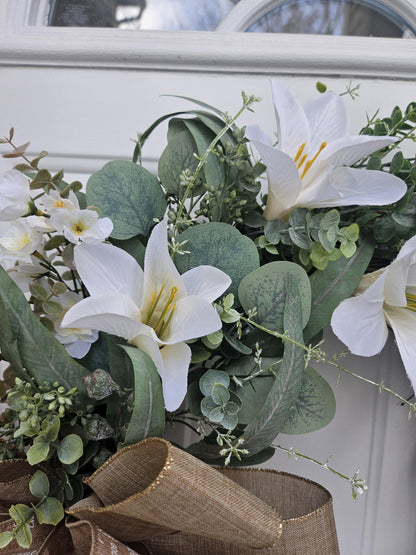 Jesus is the Reason for the Season Wreath, Religious Wreath, Religious Floral Wreath